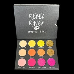 Rebel Raven Tropical Bliss Eyeshadow Palette ***FREE Gift 🎁 *** BNIB